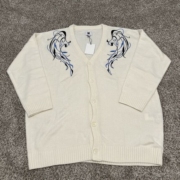 BTS Black Swan Jin Cardigan 02 Big Hit Entertainment Official Size Medium NWT - Picture 1 of 9
